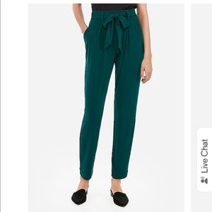 NAVY Express Mid-Rise Sash Pant (M)